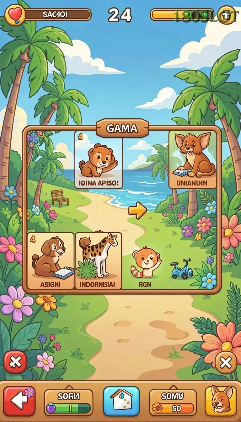Cuplikan layar EE789 — menu navigasi